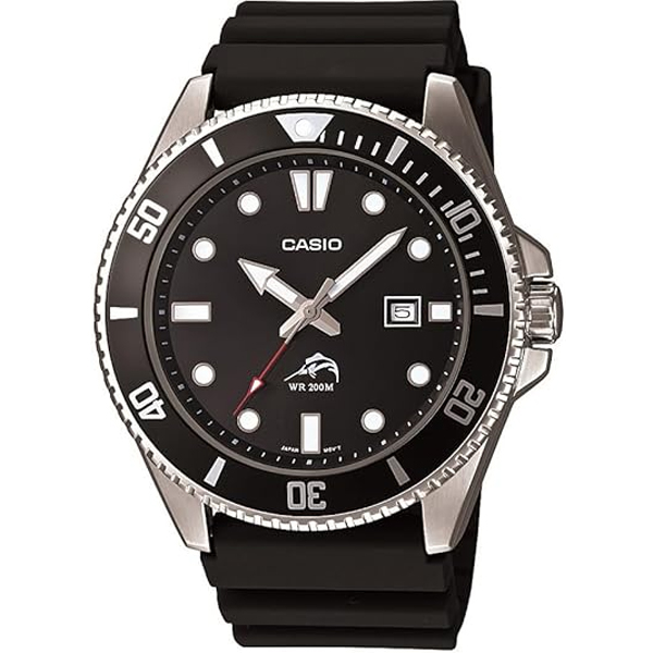 Men's MDV106-1AV 200 M WR Black Dive Watch (MDV106-1A)